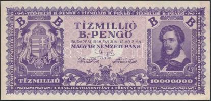 1946. 10.000.000BP T:I,I- kis festéknyom