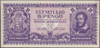 1946. 10.000.000BP T:I,I- kis festéknyom