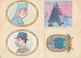 Schwejk-Postkarten, Zum 100. Geburtstag von Jaroslav Hasek, Der Brave Soldat Schwejk in Bildern; 198...
