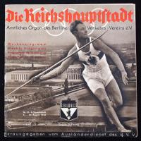 1936 Die Reichshauptstadt, 31. sz., német nyelvű lap olimpia-különszáma, az olimpia programjával valamint számos érdekes írással, papírkötésben, jó állapotban