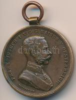 1914. "Ferenc József Bronz Vitézségi Érem" Br kitüntetés mellszalag nélkül. Szign.: Tautenhayn T:2 kis ph.