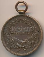 1914. "Ferenc József Bronz Vitézségi Érem" Br kitüntetés mellszalag nélkül. Szign.: Tauten...