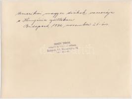 1934 Amerikai magyar diákok vacsorája a Hungária szállóban, Inkey Tibor (1908-1998) felvétele, hátul...