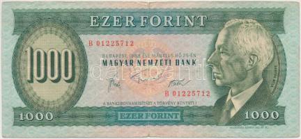 1983. március 25. 1000Ft "B" sorozat T:III  Adamo F44.1