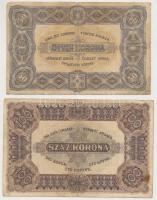 1920. 50K + 100K + 500K + 1000K, mindegyik "Orell Füssli Zürich" T:III-IV