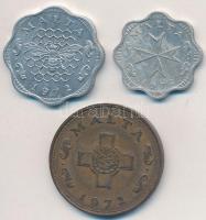 Málta 1972. 2m Al + 3m Al + 1c Br T:2,2-
Malta 1972. 2 Mils Al + 3 Mils Al + 1 Cent Br C:XF,VF