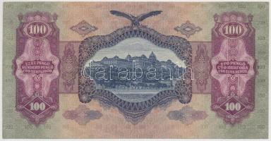 1930. 100P "*E 077" hamis törvényszéki illetékbélyeggel (fake stamp) T:III