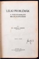 Colligatum kötet. Ferenczi Sándor: Lelki problémák a pszichoanalízis megvilágításában. Bp., 1918, Di...