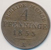 Német Államok / Poroszország 1853A 4pf Cu T:2- German States / Prussia 1853A 4 Pfennig Cu C:VF