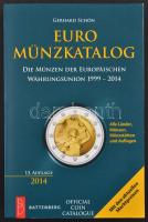 Gerhard Schön: Euro Münzkatalog - Die Münzen der europäischen Währungsunion 1999-2014, 13. Auflage, Battenberg, 2014 - alig használt állapotban