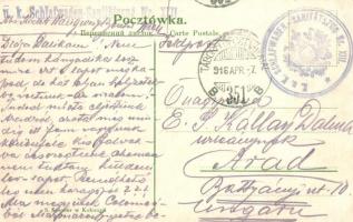 Kolomyja, Kolomea; Rynek z ratuszem / main square, town hall 'K.u.K. Schlafwagen- Sanitätszug N...