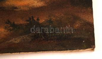 Spányi jelzéssel: Alföldi táj. Olaj, vászon, 40×58 cm