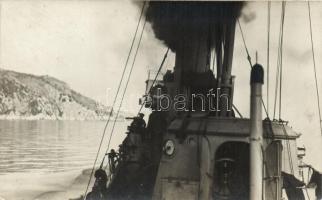 Torpedoboot; Original Photographie aus  dem Ungarischen Photopress Büro / torpedo boat board photo