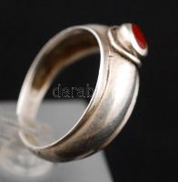 Női ezüst(Ag) gyűrű, jelzett, méret: 60,  br: 4,5 g