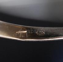 Női ezüst(Ag) gyűrű, jelzett, méret: 58,  nettó: 3 g