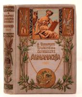 A Budapesti Ujságírók Egyesülete Almanachja 1907. Szerk. Cziklay Lajos és Szatmári Mór. Bp. 1907. Korvin ny.  304 p. Festett, aranyozott kiadói egészvászon-kötésben. Apró szakadás a gerincvászon felső részén.
