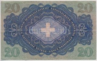 Svájc 1946. 20Fr T:III
Switzerland 1946. 20 Francs C:F