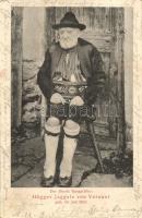 Passiria, Passeier (Tirol) Högger Jaggele von Vernuer, der älteste Burggräfler / old man from the Südtirol area of Italy