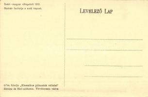 1913 Svéd-magyar válogatott labdarúgó mérkőzése 'Klasszikus pillanatok vállalat' 6. fsz. /...