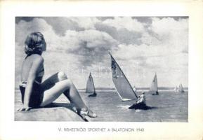 1940 Balaton, VI. Nemzetközi Sporthét