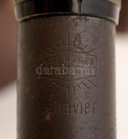 Kahles Heliavier vadászpuska-távcső, "Oszwaldik és Hofbauer puskaművesek Budapesten" felir...