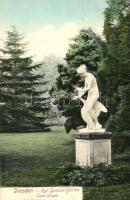 Dresden, Kgl. Grosser Garten, Leda-Gruppe / park, statue (EK)