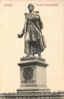 Dresden, Theodor Körner Denkmal / statue