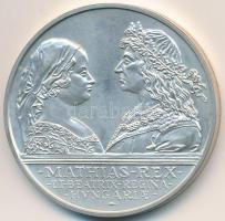 1990. 500Ft Ag "Mátyás király / Beatrix" T:BU ujjlenyomat Adamo EM113