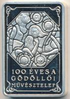 2001. 4000Ft Ag "100 éves a gödöllői művésztelep" T:PP ujjlenyomat, felületi karc