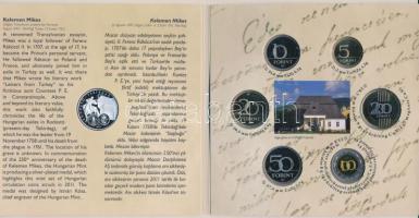 2011. 5Ft-200Ft 6db-os forgalmi sor "Mikes Kelemen" emlékéremmel dísztokban T:PP