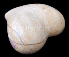 Héra József (1976- ): Szív. Márvány, jelzett, 8×8 cm