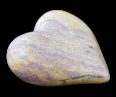 Héra József (1976- ): Szív. Márvány, jelzett, 8×8 cm