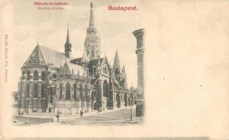 Budapest I. Mátyás templom; Divald Károly fia (EK)