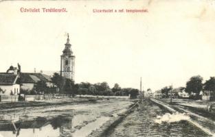 Tetétlen, utca, Református templom (EK)