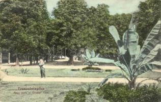 Trencsénteplic, Trencianske Teplice; Nagy park / park (EK)