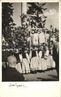 1938 Ipolyság, Sahy; bevonulás, első tábori mise / entry of the Hungarian troops, first field mass