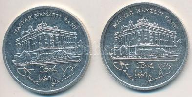 1992. 200Ft Ag "MNB" (2x) T:2