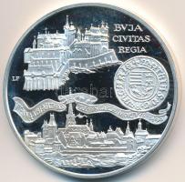 1990. 500Ft Ag "Mátyás Király - Buda" T:PP ujjlenyomat Adamo EM114