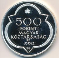 1990. 500Ft Ag "Mátyás Király - Buda" T:PP ujjlenyomat
Adamo EM114