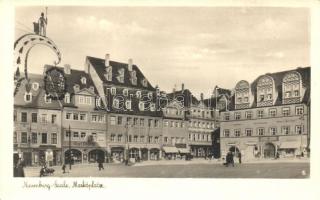 Naumburg-Saale; Marktplatz / market square, shop of Carl Drecht, Dürer-Haus
