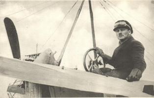 Albert Ziegler, Erster Siebenbürgischer-sächsischer Flieger; Lichtdruck von Jos. Drotleff Hermannstadt  / Transylvanian pilot