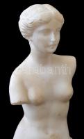 Milói Venus, alabástrom szobor, jelzés nélkül, kopásnyomokkal, m: 24 cm