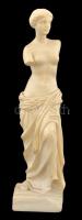 Milói Venus, műgyanta szobor, jelzés nélkül, pecséttel, "Aphrodité" felirattal, kopásnyomokkal, m: 24 cm
