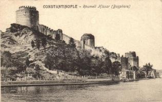 Constantinople, Istanbul; Roumeli Hissar, Bosphore / Rumelihisari, from postcard booklet (EB)