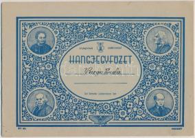 2 db régi használt hangjegyfüzet