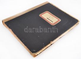 cca 1920-1940 Kb. 40 db különböző régi dal kottája egybekötve