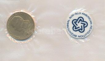 Amerikai Egyesült Államok 1975. "Paul Revere" aranyozott emlékérem érmés bélyeges borítéko...