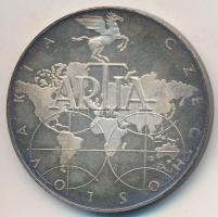 Csehszlovákia 1978. "ARTIA - 25 éves tevékenység a fejlődéséért és a békéért" Ag emlékérem...