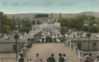Banja Koviljaca, Terrace looking at the unfinished spa building