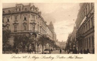 Lviv, Lwów, Lemberg; Ul. 3 Maja / street, automobile